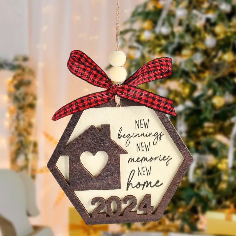 Neues Zuhause-Ornament, Weihnachtsfeiertage 2023/2024