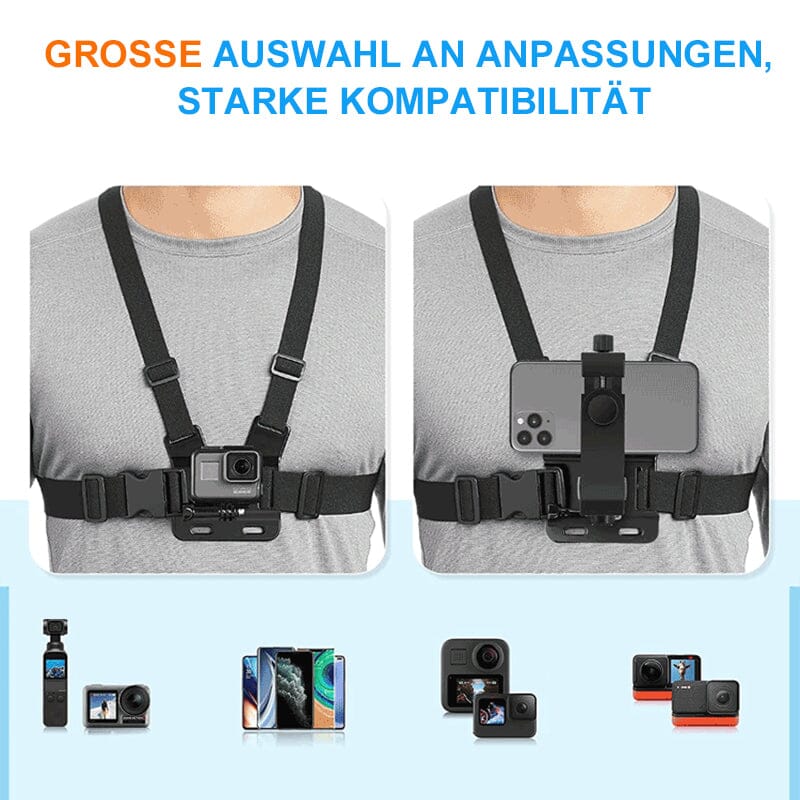 Gurt zur Brustbefestigung Handyhalter