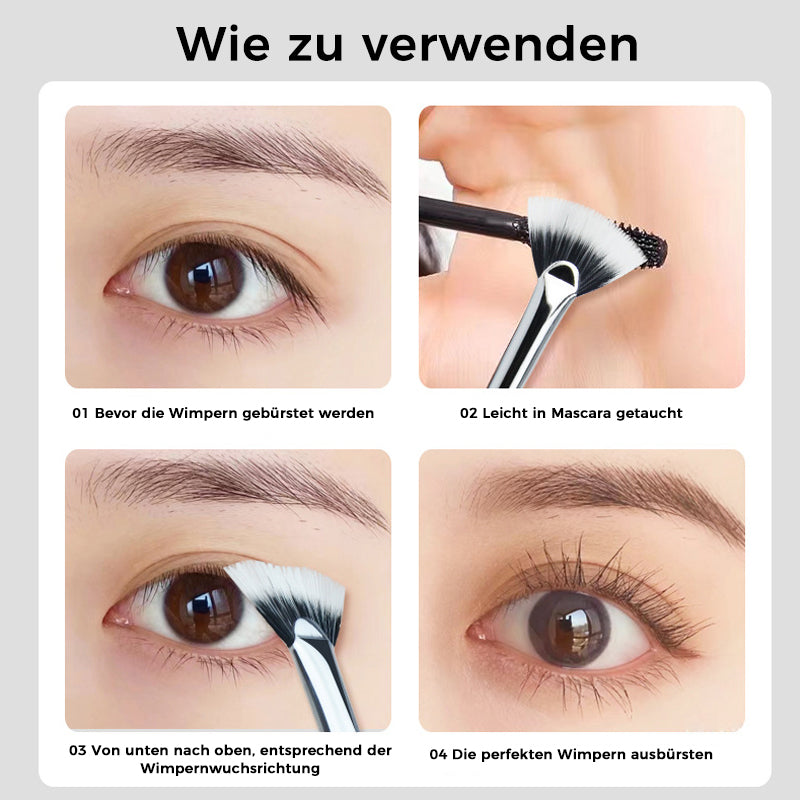 Wimpernbürste mit Wellenschliff