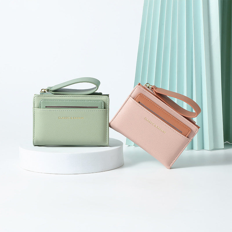 Multifunktionale Geldbörse mit Reißverschluss und Kartenfächern