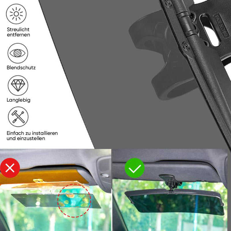 Auto-Sonnenblende mit polarisiertem Blendschutz