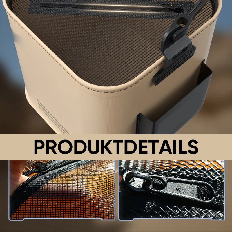 Multifunktionaler faltbarer Fischeimer