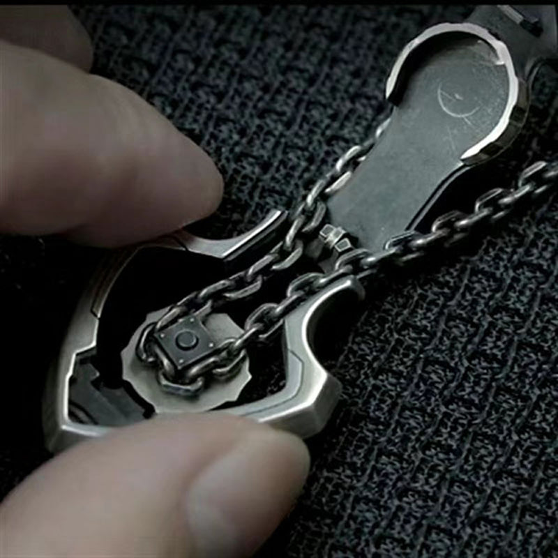 Mechanischer Zahnrad-Anhänger Halskette