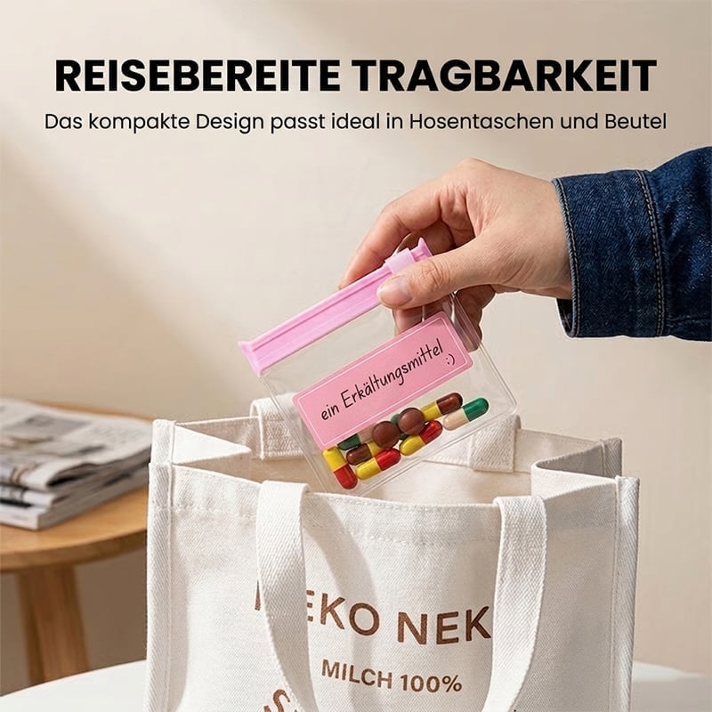 Medizinbeutel mit Druckverschluss