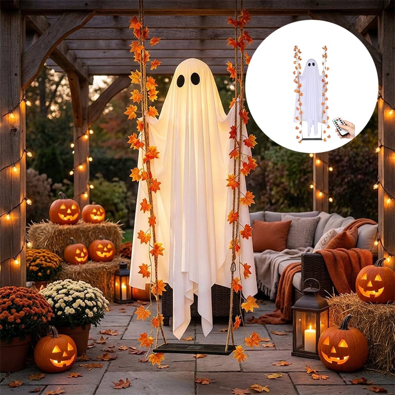 LED-beleuchtete schwingende Halloween-Geisterdekoration