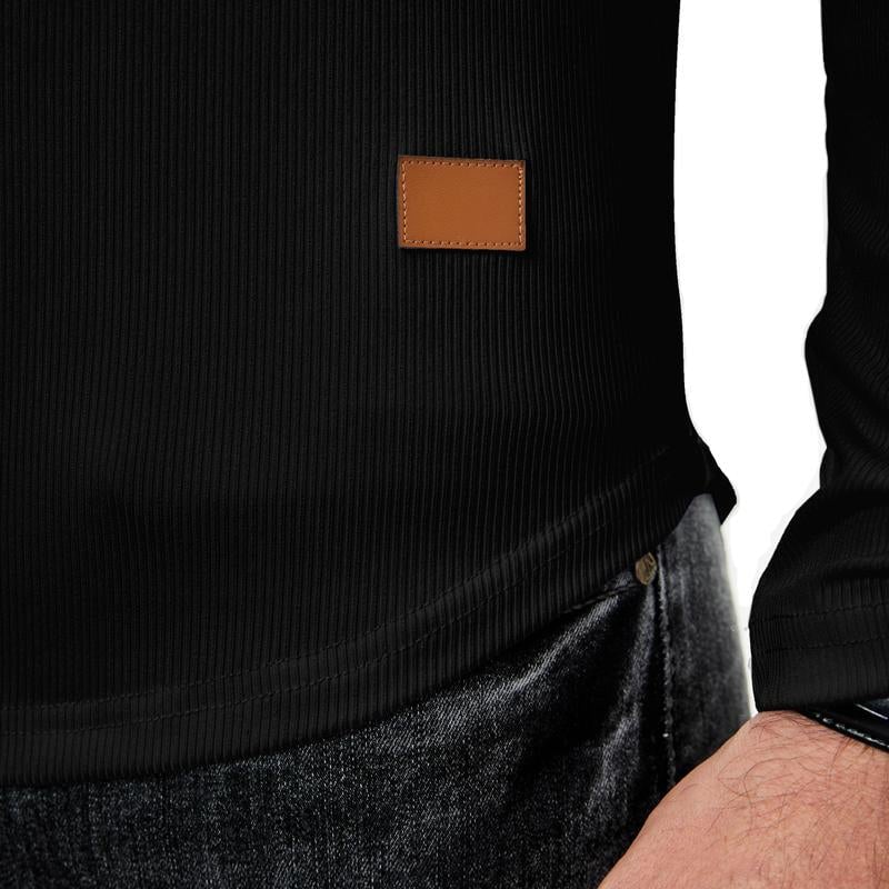 Herren Slim Fit V-Ausschnitt Longline Muskelshirt