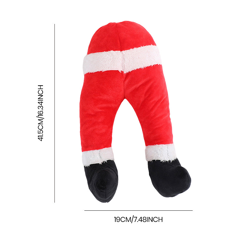 Weihnachtsmann-Beine-Dekoration
