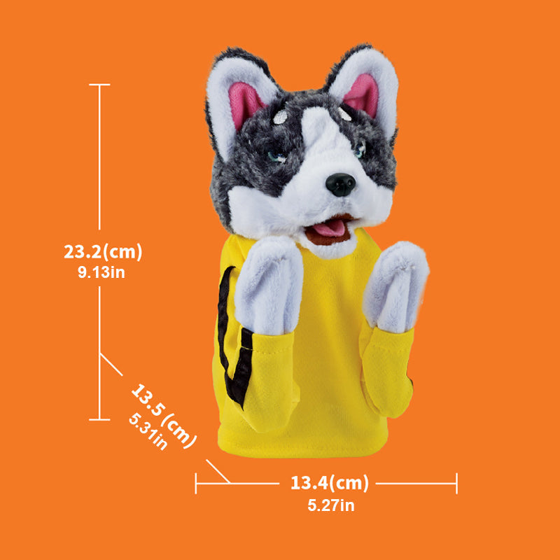 Husky-Handschuhpuppe aus Plüsch