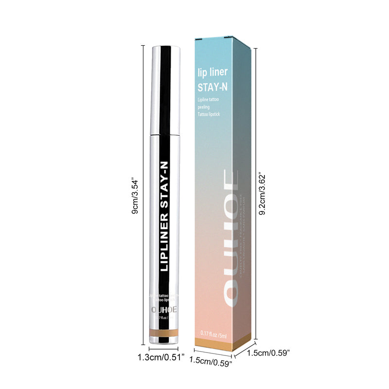 Abziehbarer Lippenkonturenstift