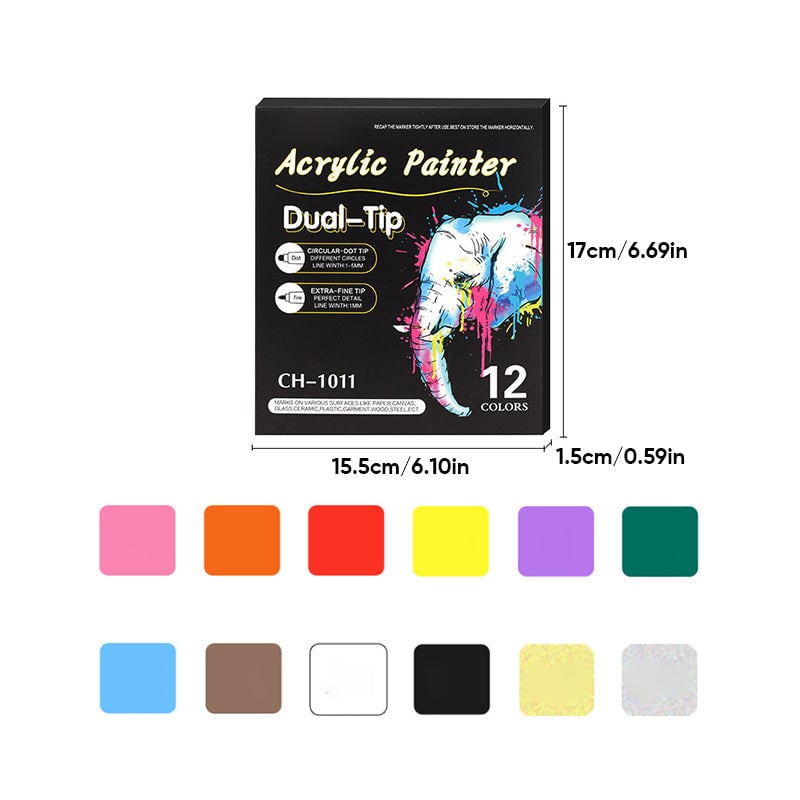 Acrylfarbenmarker (12 STK/24 STK/36 STK)
