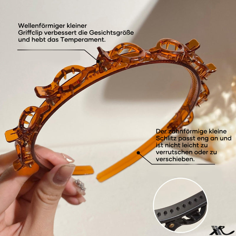 Haargummi mit Ponyklammer