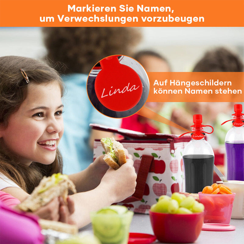Baby-Wasserflaschenverschluss aus Silikon