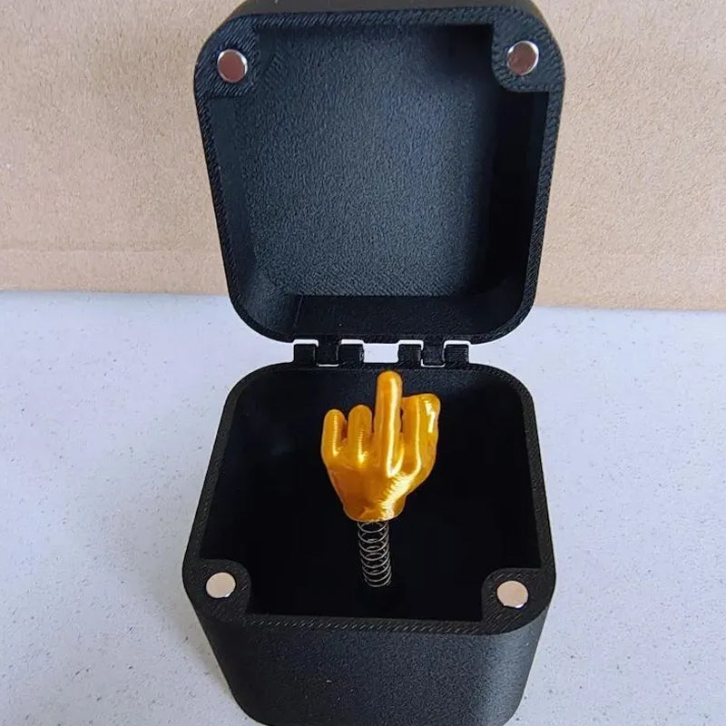 【Bis zu 55% Rabatt】Mittelfinger in einer Box