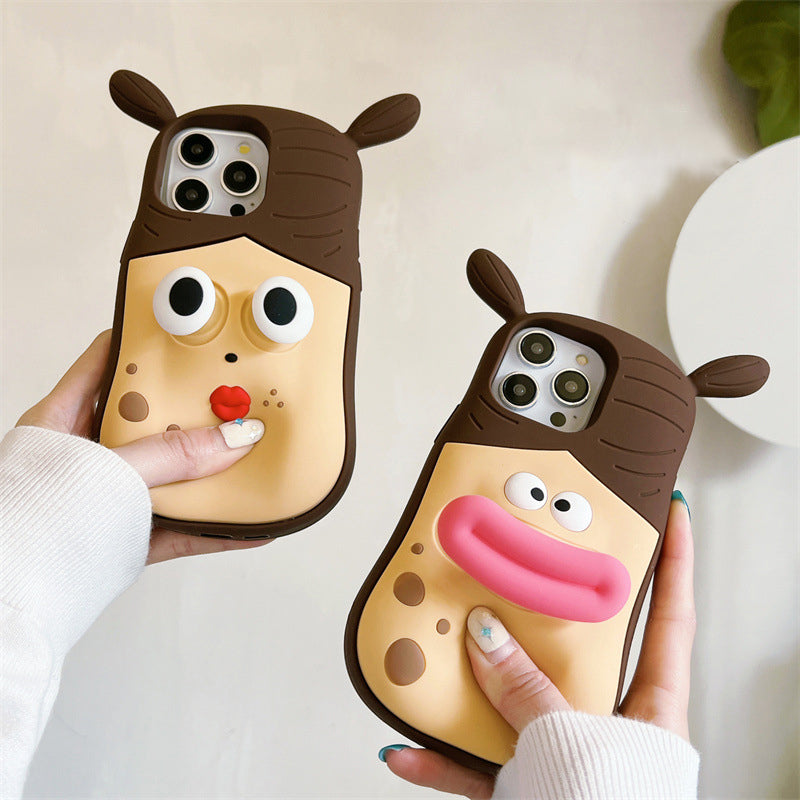 3D interessante Zopf-Handyhülle