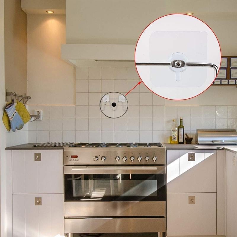 Selbstklebende Nagel-Wandhalterung: Spurlose Schrauben-Haken-Sticker