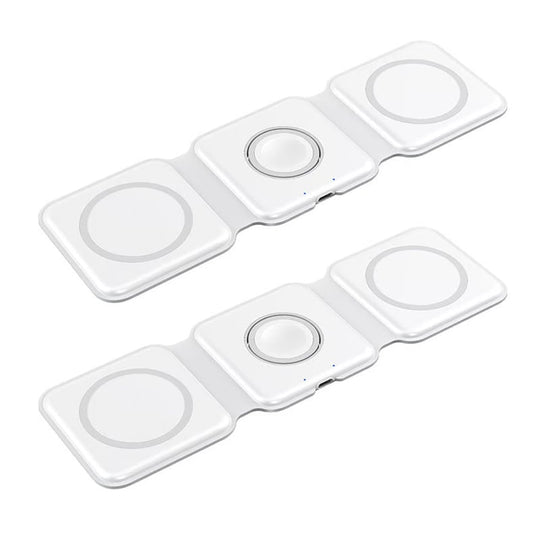 Faltbares kabelloses 3-in-1-Ladegerät