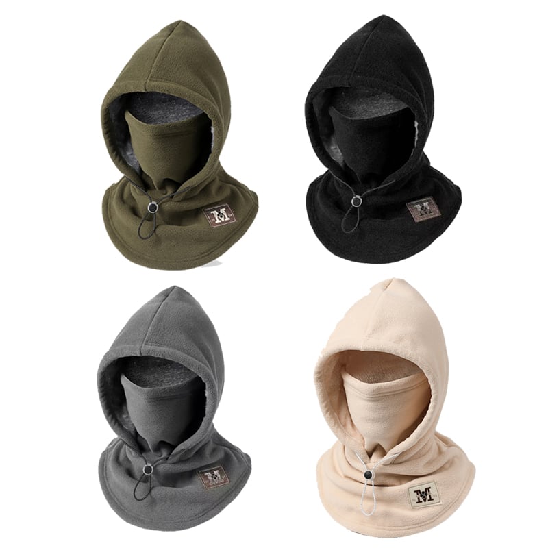Integrierte, zweilagige Mütze mit Fleece-Futter