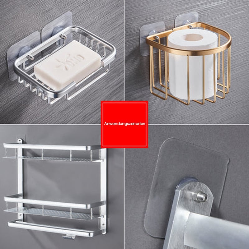 Selbstklebende Nagel-Wandhalterung: Spurlose Schrauben-Haken-Sticker