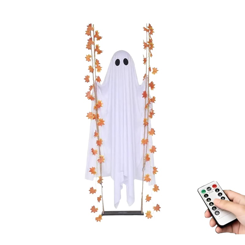 LED-beleuchtete schwingende Halloween-Geisterdekoration