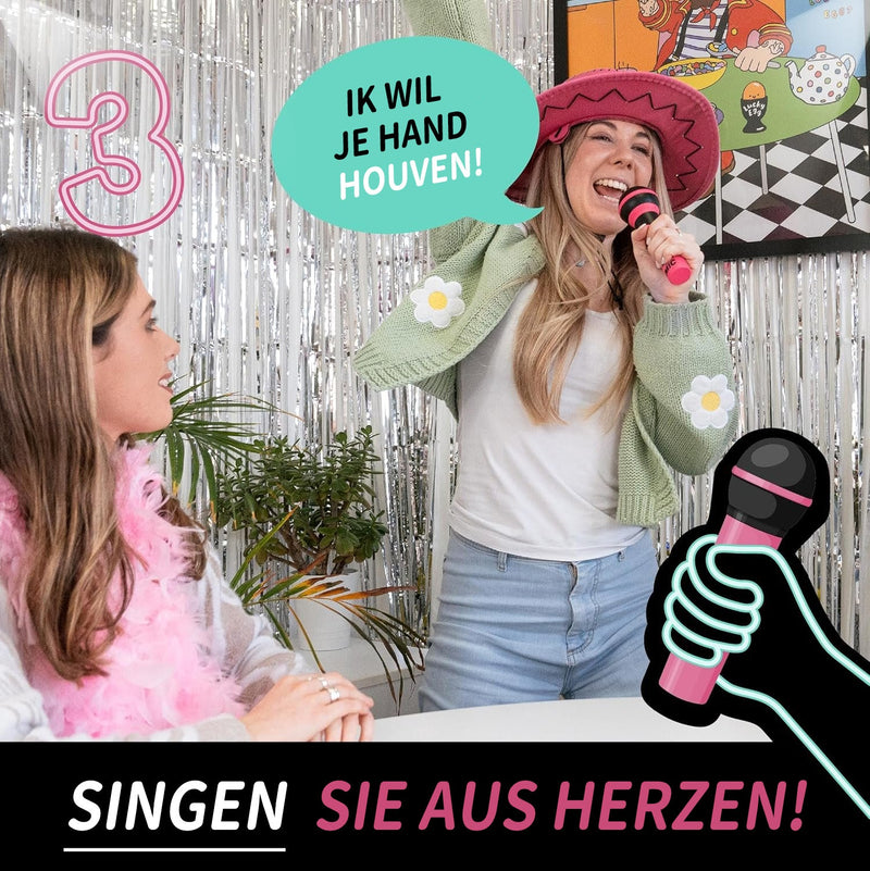Schnapp dir das Mikrofon – das Partyspiel für Leute, die nicht singen können!