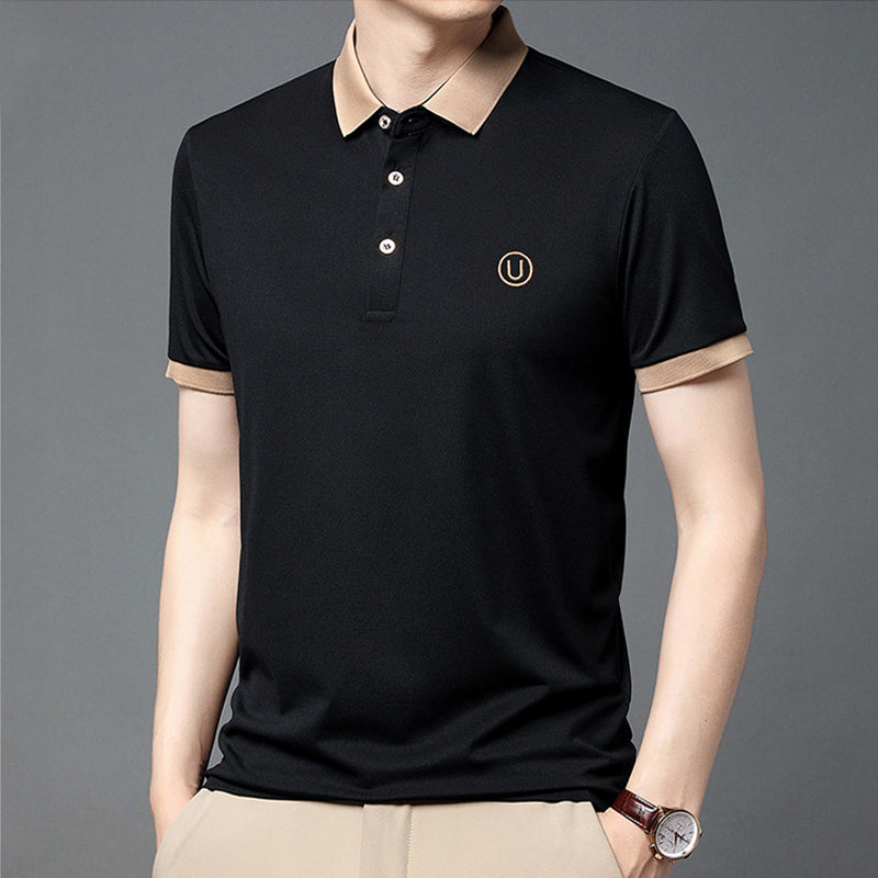Business-Casual Besticktes Poloshirt