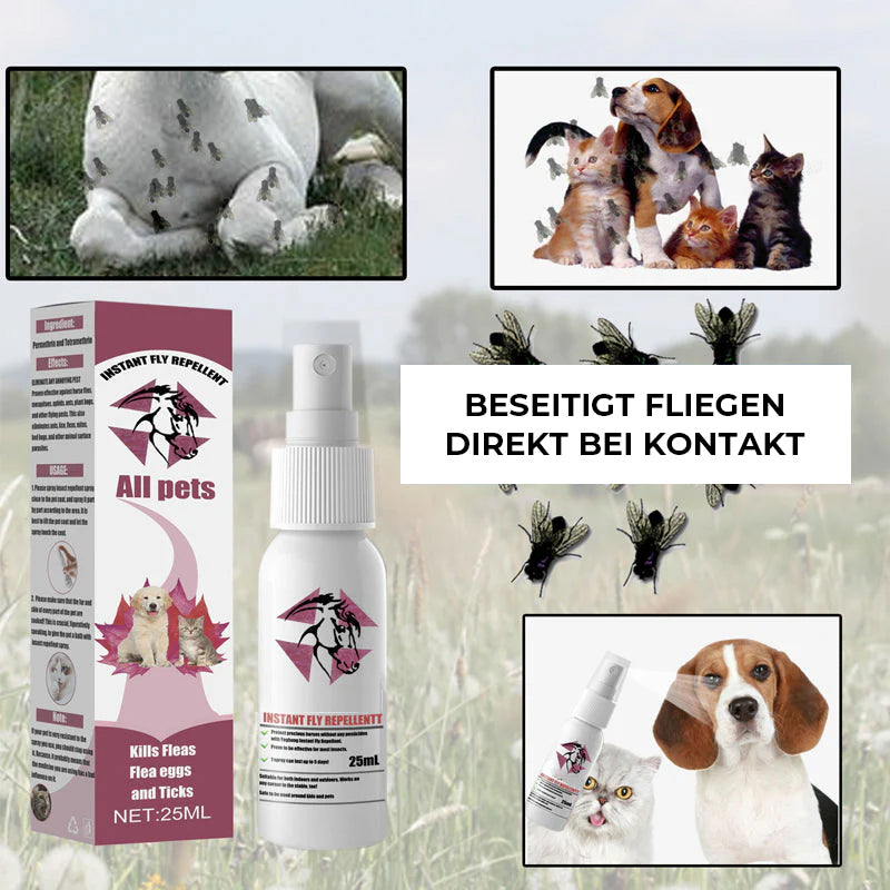 Externes Anti-Juckreiz-Spray für Haustiere gegen Zecken und Zecken