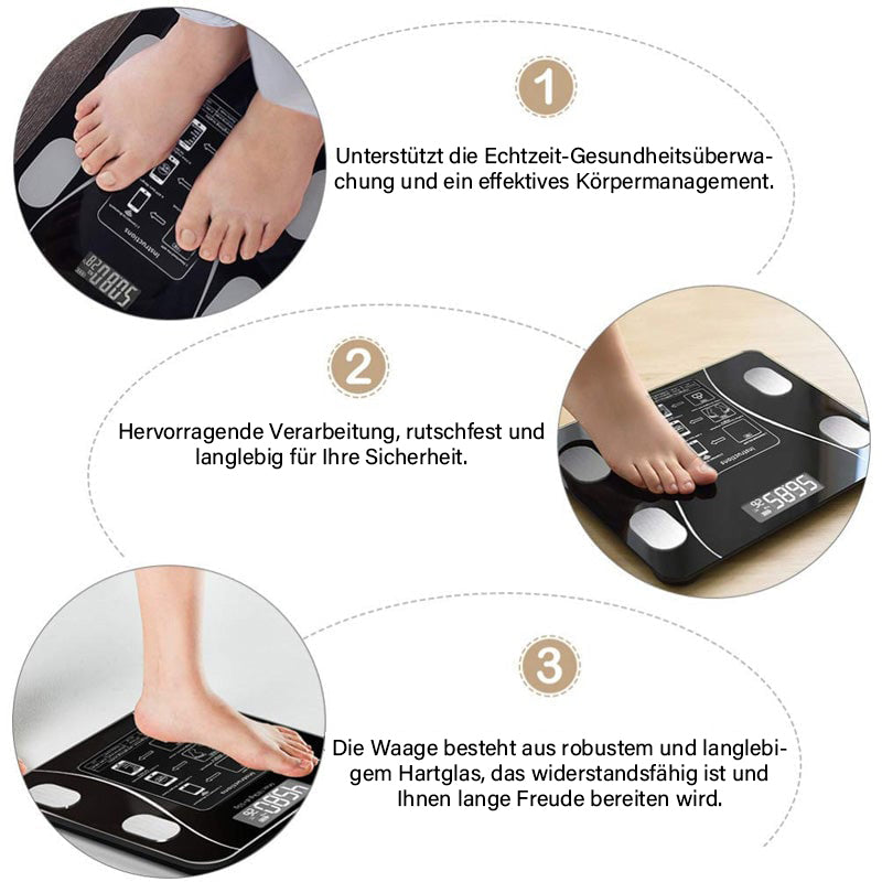 Intelligente Körperfettwaage