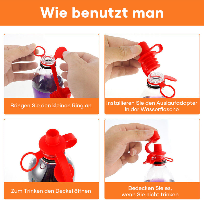 Baby-Wasserflaschenverschluss aus Silikon