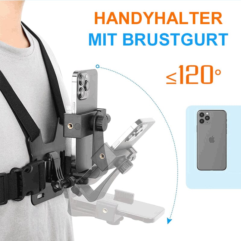 Gurt zur Brustbefestigung Handyhalter