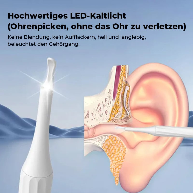 Ohrschmalz-Entfernungsset mit HD-Kamera