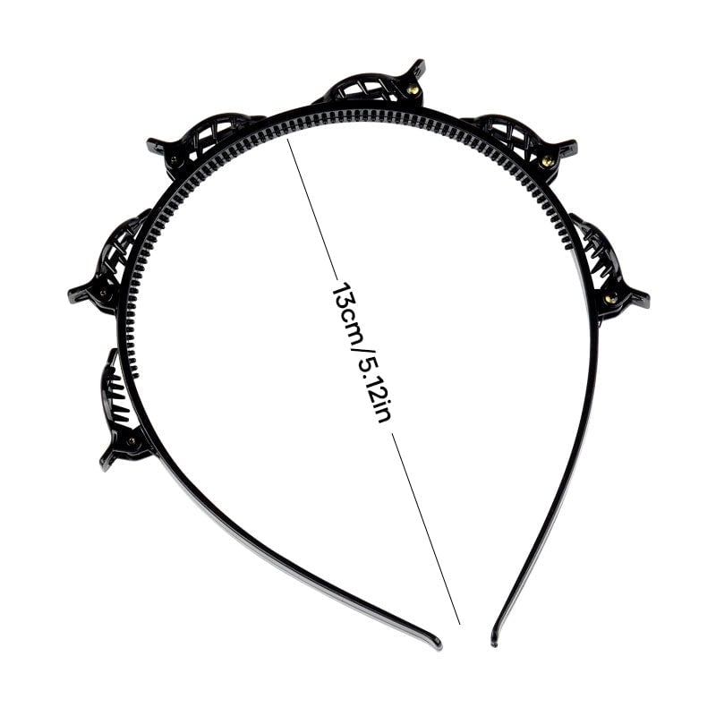 Haargummi mit Ponyklammer