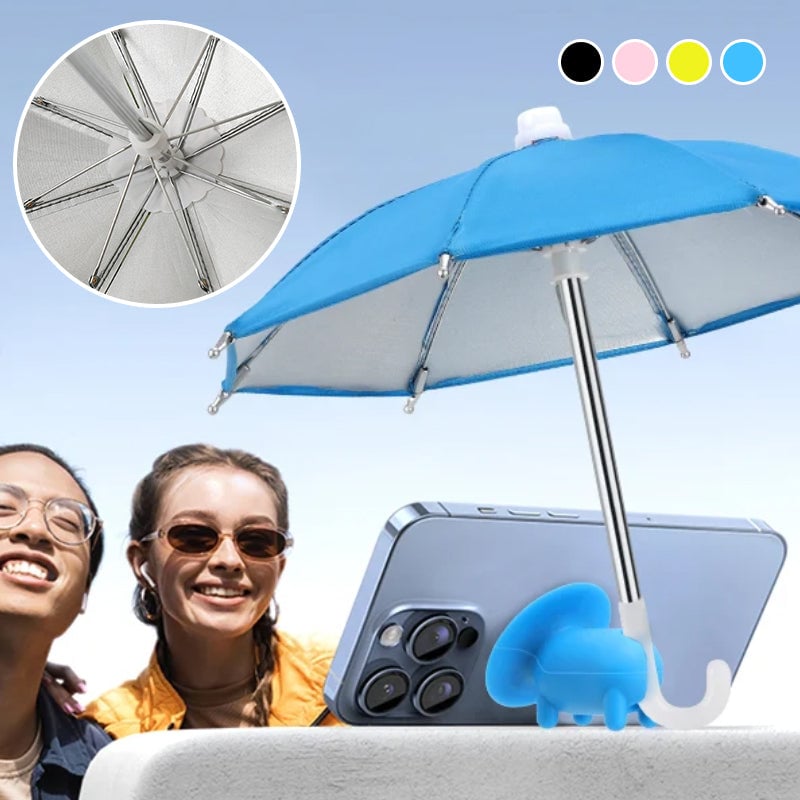 Handy-Regenschirm Saugnapf-Ständer gegen Sonne