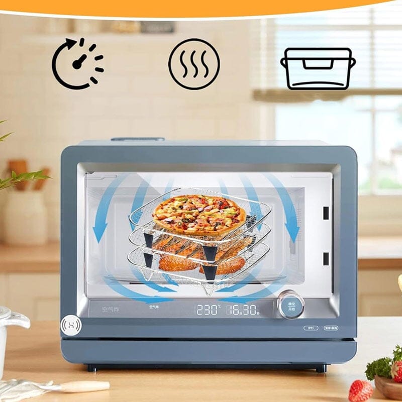 Stapelbarer 3-lagiger Heißluftfritteusenständer