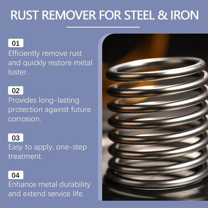Kraftvoller Rostentferner für Metall und Edelstahl