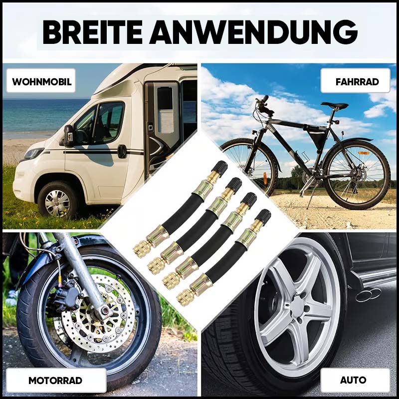 Universelle flexible Reifenventilverlängerungen