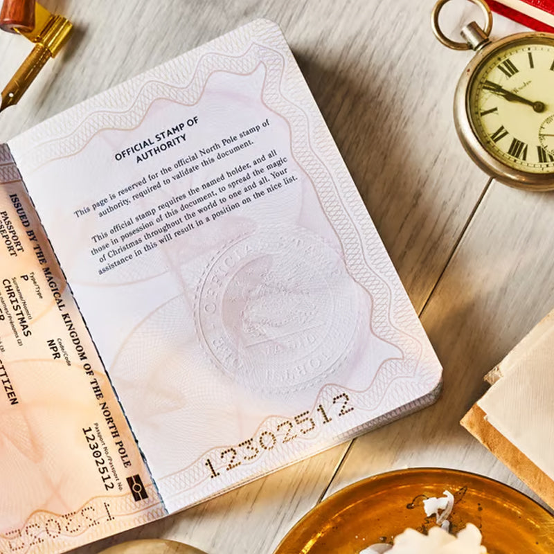 Weihnachtsmann Weihnachtsmann Reisepass