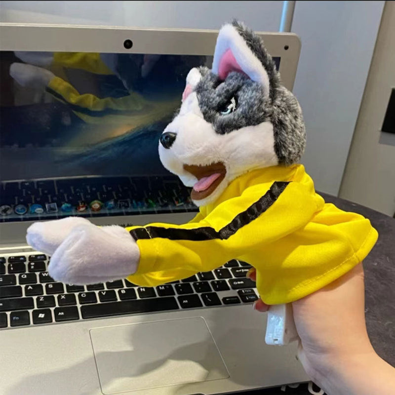 Husky-Handschuhpuppe aus Plüsch