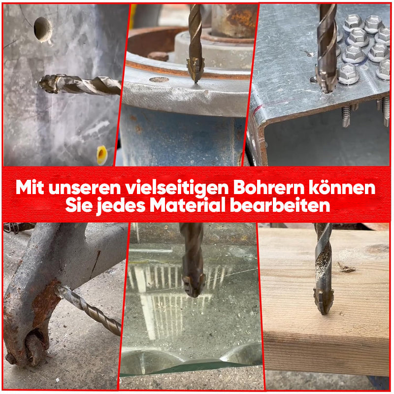 Vierschneidiger Exzenterbohrer
