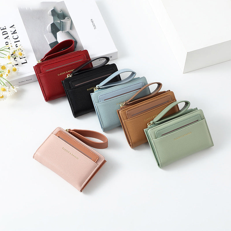 Multifunktionale Geldbörse mit Reißverschluss und Kartenfächern