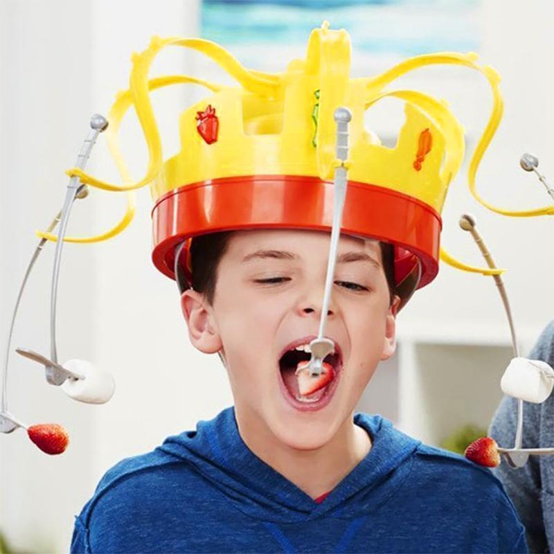 Essen Spiel Hut Lustig Tricky Party Krone Typ Spielzeug