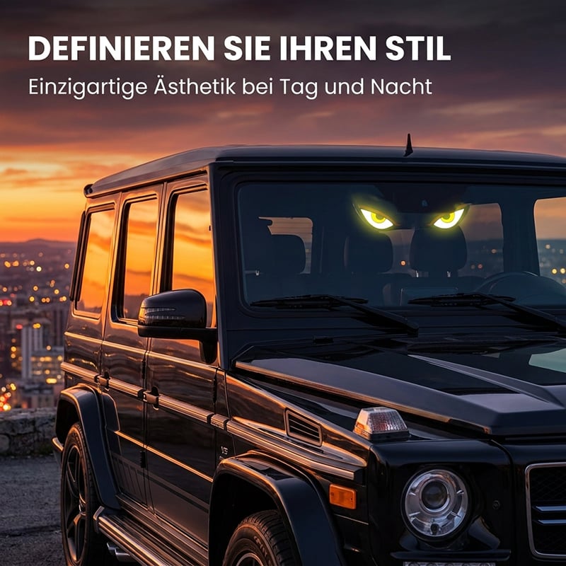 Solarbetriebene Devil-Eye-Dynamik-Lampen für Autos