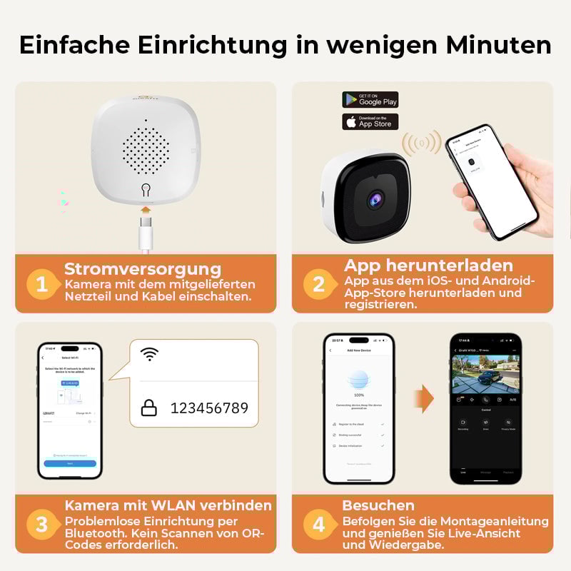 WLAN-Fensterkamera
