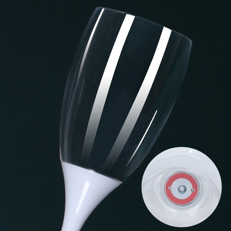 LED beleuchtetes Sektglas