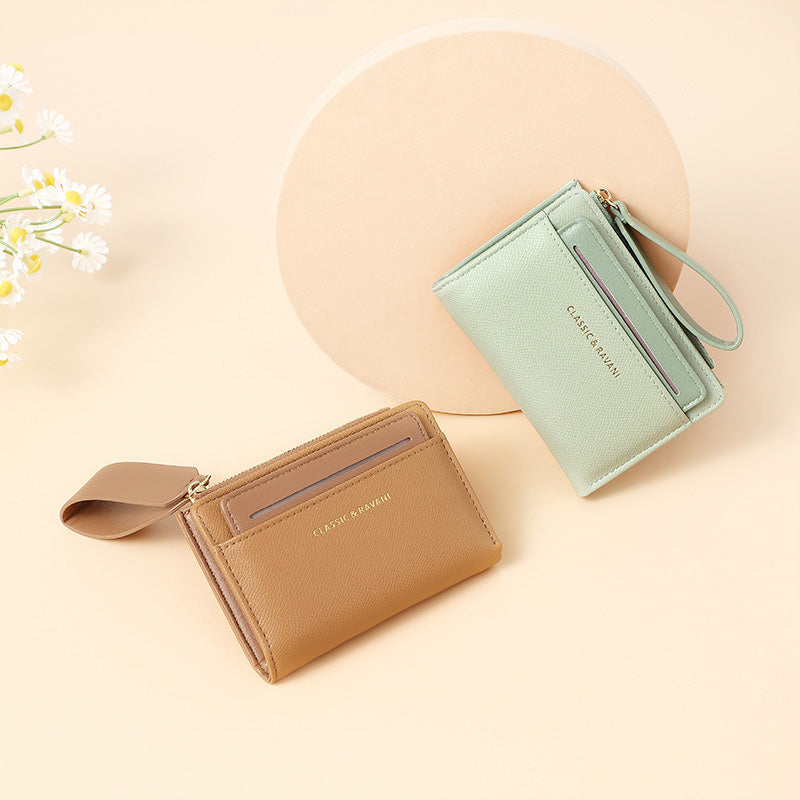 Multifunktionale Geldbörse mit Reißverschluss und Kartenfächern