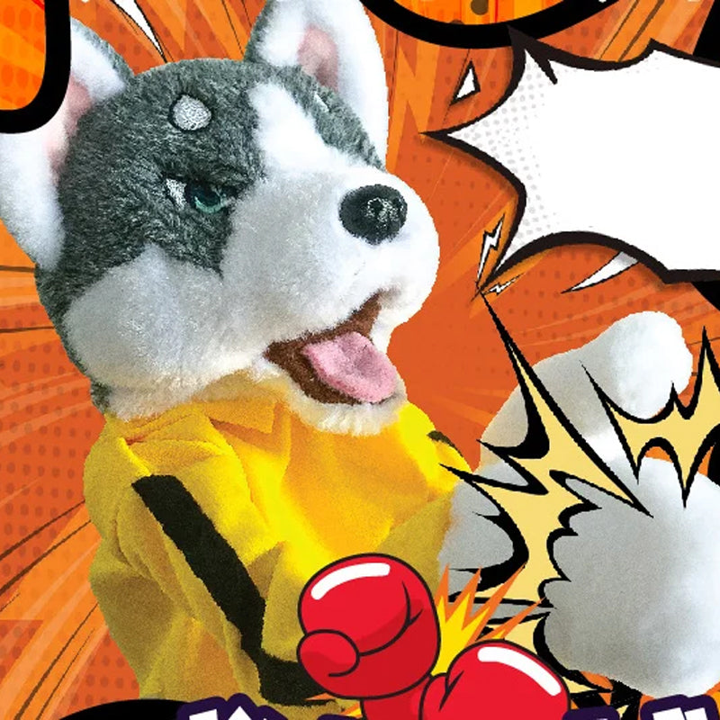 Husky-Handschuhpuppe aus Plüsch