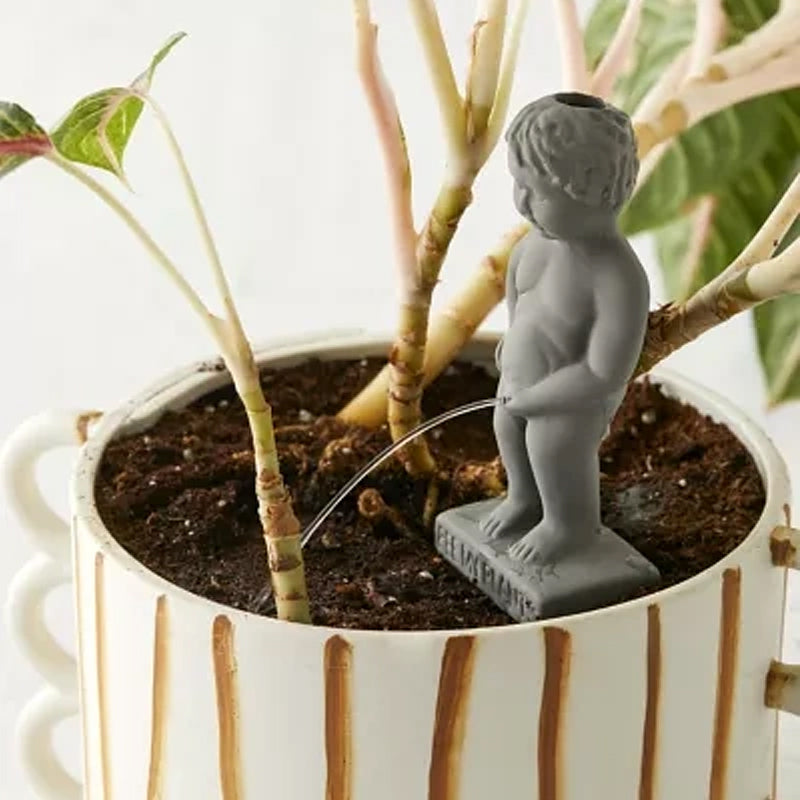 Gartenskulptur „Pee My Plants“