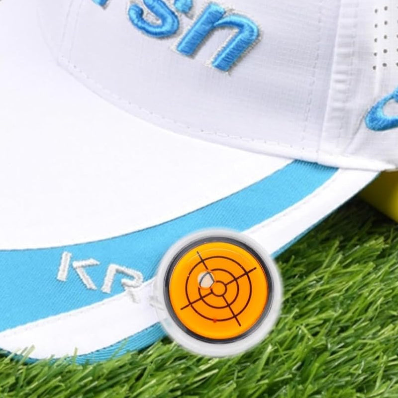 Runder Golf-Cap-Clip mit Wasserwaagenfunktion