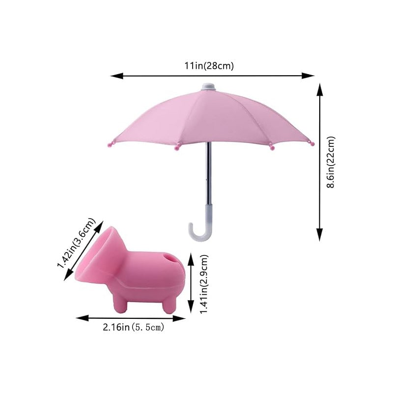 Handy-Regenschirm Saugnapf-Ständer gegen Sonne
