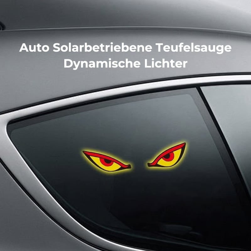 Solarbetriebene Devil-Eye-Dynamik-Lampen für Autos