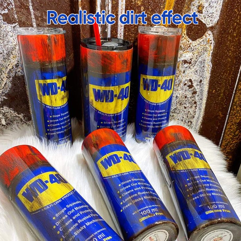 Thermosbecher mit Schmutzmuster